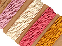 Spring Bloom #2 Hemp Twine 20 lb, 29.8 ft x 4 colors
