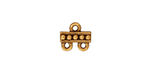 TierraCast Antique Gold (plated) Beaded 2-1 Link 10mm
