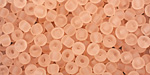 TOHO Transparent Frosted Rosaline Round 6/0 Seed Bead