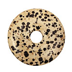 Dalmatian Jasper Donut 40mm
