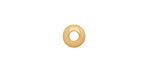 Tagua Nut Parchment Large Hole Rondelle 3x8mm