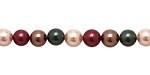 Cordial Shell Pearl Mix Round 6mm