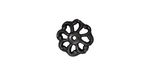 TierraCast Gunmetal Open Scalloped Bead Cap 12mm