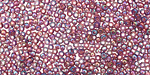 TOHO Transparent Rainbow Medium Amethyst Round 11/0 Seed Bead
