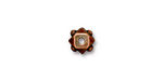 TierraCast Antique Copper (plated) Faceted Cube 6x8mm