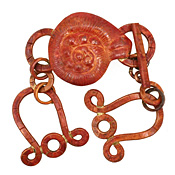 Patricia Healey Copper 3 Strand Nautilus Toggle 127x26mm, 23mm bar