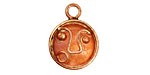 Patricia Healey Copper Surprised Face Charm 18x23mm