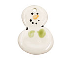 Jangles Ceramic Snowman w/ Lime Pendant 26x36mm