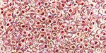 TOHO Rainbow Crystal (with Strawberry Lining) Round 8/0 Seed Bead
