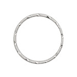 Silver (plated) Embellished Ring 34mm