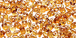Topaz Celsian SuperDuo 2x5mm Seed Bead