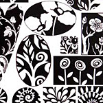 Nunn Design Graphic Floral Transfer Sheet