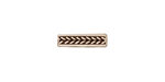 TierraCast Antique Silver (plated) Braided 3-Hole Bar 4x14mm