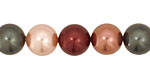 Berries Mix Shell Pearl Round 12mm