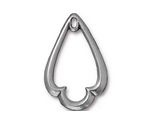 TierraCast Antique Pewter (plated) Trefoil Pendant 21x32mm