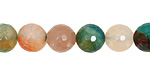 Ocean Agate (Smoky) Faceted Round 10mm