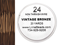 Parawire Vintage Bronze 24 gauge, 20 yards