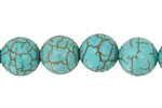 Blue Magnesite Round 11-12mm