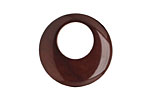 Tagua Nut Espresso Gypsy Hoop 25mm