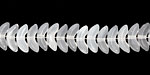 Czech Glass Milky White Small Angel Wings 4x10mm