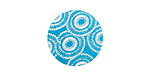 Lillypilly Turquoise Dandelion Anodized Aluminum Disc 19mm, 24 gauge