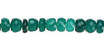 Green Onyx Faceted Rondelle 6-8mm