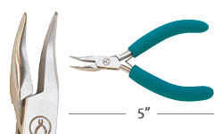 Baby Wubbers Bent Nose Pliers 5"