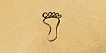 Right Foot Metal Stamp 6mm