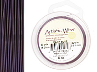 Artistic Wire Dark Blue 24 gauge, 20 yards