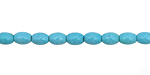 Turquoise Blue Magnesite Rice 6x4mm