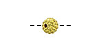 Dandelion Pave Round 8mm