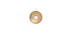 TierraCast Gold (plated) Large Hole Hammered Bead Cap 2x9mm