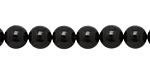 Jet Shell Pearl Round 8mm