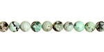 Grass Green Turquoise Round 6mm
