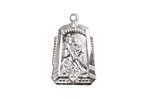 Nunn Design Sterling Silver (plated) Protector Medallion 15x25mm