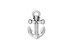 TierraCast Antique Silver (plated) Anchor Charm 12x20mm