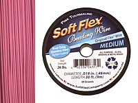 Soft Flex Pink Tourmaline .019" (Medium) 49 Strand Wire 30ft.