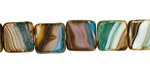 Czech Glass Elements Square 10mm