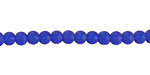Royal Blue Recycled Glass Round 4mm