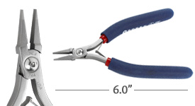 Tronex Short No Step Flat Nose Pliers (ergonomic handle length)