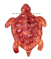 Patricia Healey Copper Turtle Pendant 48x64mm