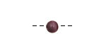 Tagua Nut Grape Round 6mm