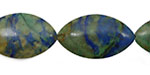 China Chrysocolla Horse Eye 28x16mm