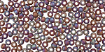 TOHO Transparent Rainbow Frosted Amethyst Round 8/0 Seed Bead