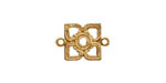 Brass Tiny Openwork Diamond Link 17x12mm