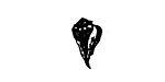 Conch Shell Mini Rubber Stamp 9x16mm