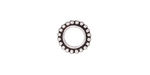 TierraCast Antique Silver (plated) 6mm Round Bead Frame 11mm
