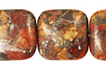 Red Creek Jasper w/ Pyrite Puff Square 25mm