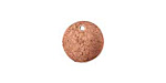 Nunn Design Antique Copper (plated) Flat Mini Circle Tag 13mm