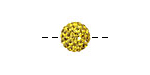 Dandelion Pave Round 10mm (1.5mm hole)